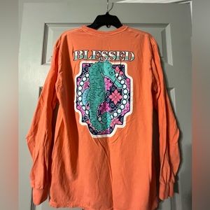 Benny and Belle long sleeve Blessed T-Shirt large